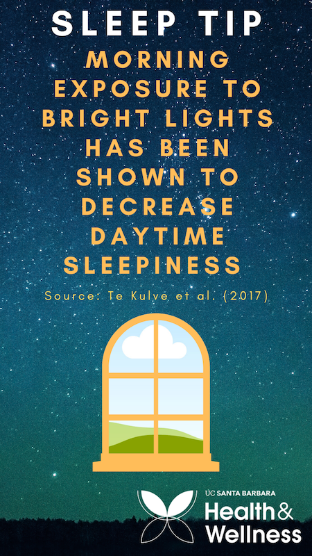 'Sleep Tip Bright Lights'