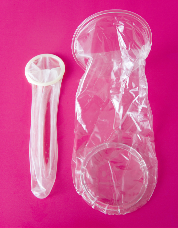 Internal and External Condoms Side by Side
