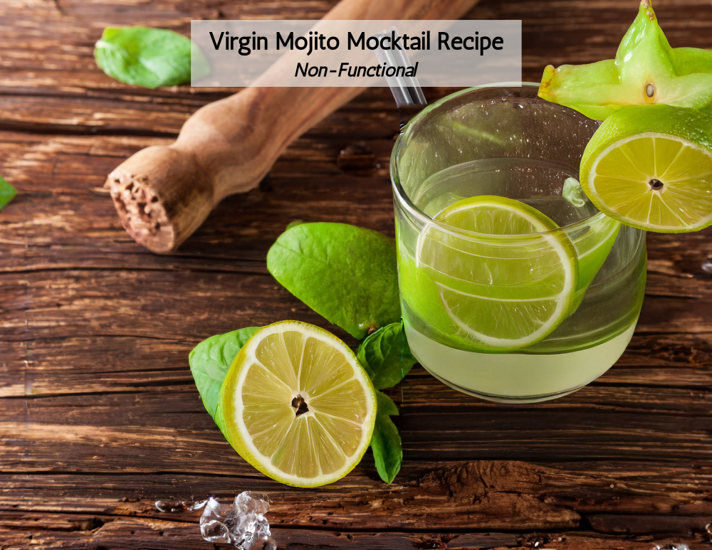 Virgen Mojito Mocktail Ingredients Instructions 