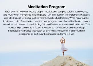 Meditation Program Description Mountain B Meditation Program Description Mountain B
